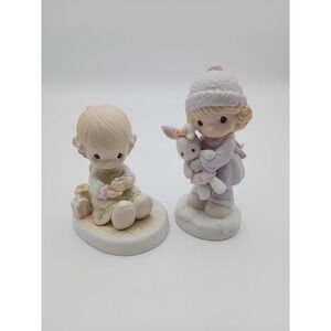 Precious Moments Figurine 1984 Love Is Kind 1991 Good Friends Are For Always